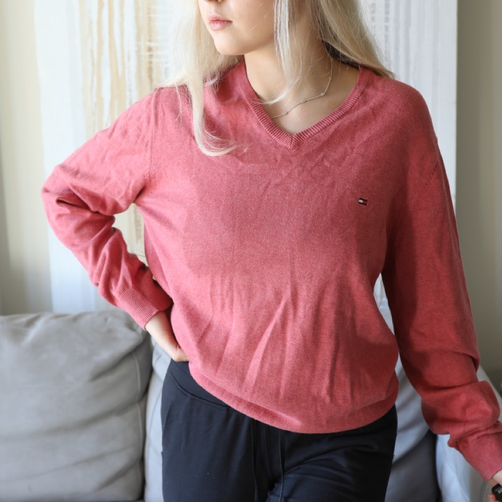 Tommy Hilfiger salmon/light red sweater
